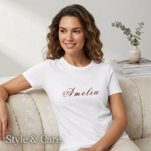 Customisable Name Amelia Tri-Blend Shirt