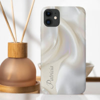 Customisable Name Elegant Mother of Pearl Texture
