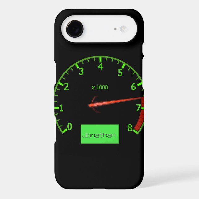 Customisable name gearhead car Fan Case-Mate iPhone Case (Back)