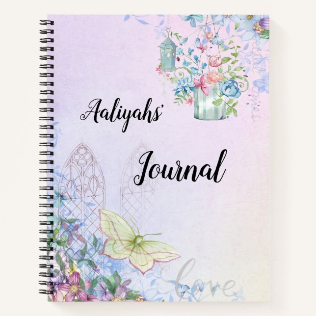 Customisable Name  Notebook (Front)