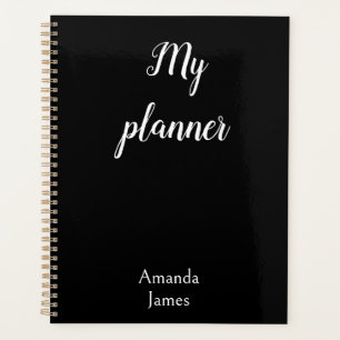 Customisable name, personal name planner