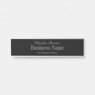 Customisable Name Plate Crafter Artist Business