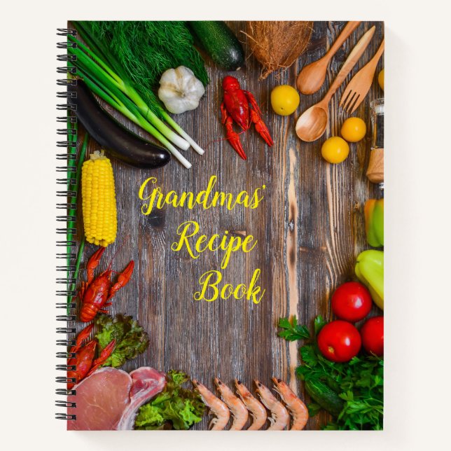 Customisable Name Recipe Book (Front)