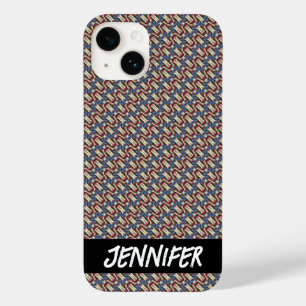Customisable name Seamless colourful pattern Case-Mate iPhone 14 Case