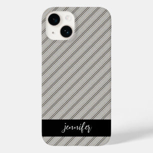 Customisable name Seamless wood pattern Case-Mate iPhone 14 Case