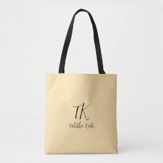 Customisable name tote bag