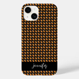 Customisable name Yellow and black pattern Case-Mate iPhone 14 Case