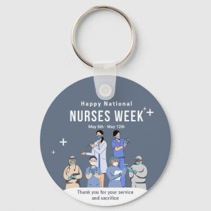 Customisable National Nurses Week Key Ring
