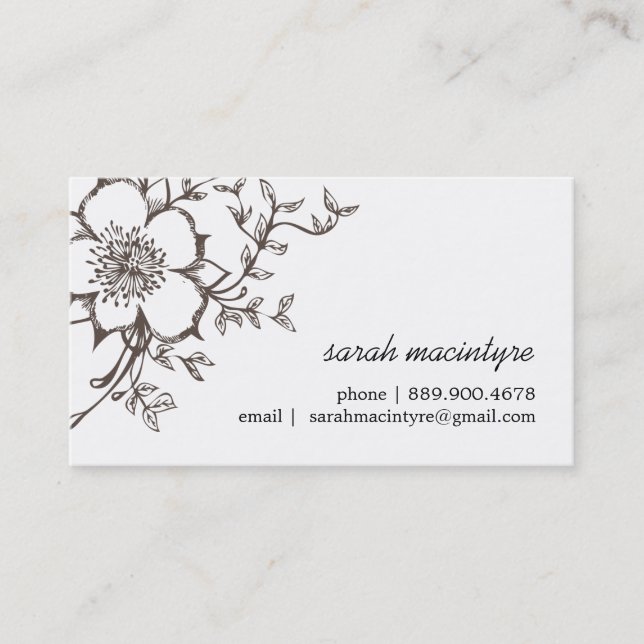 Customisable Networking / Calling Cards (Front)