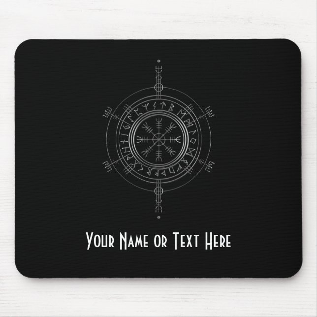 Customisable Norse Motif Mouse Pad (Front)