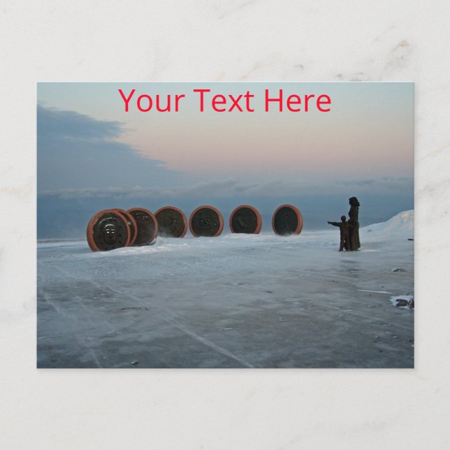 Customisable North Cape, Norway Postcard (Front)