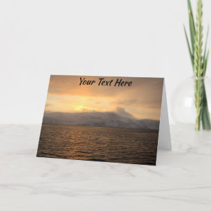 Customisable Norway winter Card