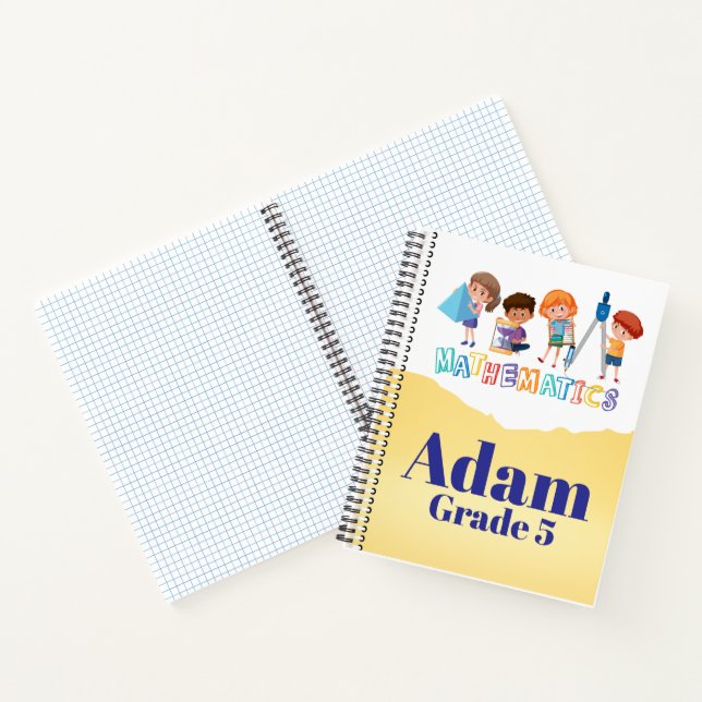 Customisable Notebooks Math  (Inside)