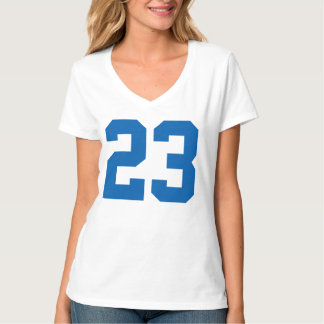 Customisable Number 23 tshirt design change number