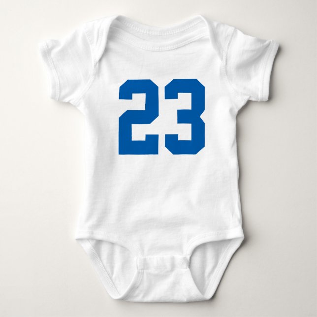 Customisable Number 23 tshirt design change number (Front)