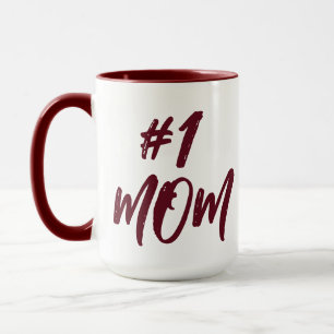 Customisable Number One Mum Vintage Personalised Mug