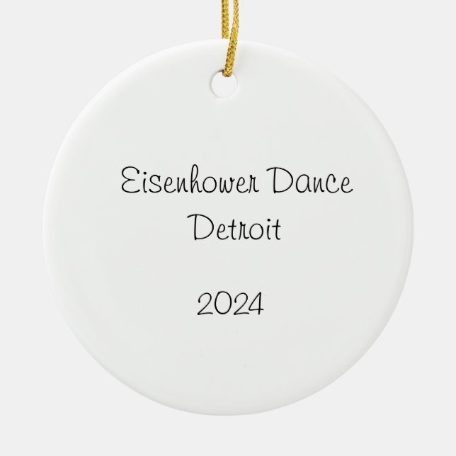 Customisable Nutcracker  Mum/Snow/Flowers/Marzi Ceramic Tree Decoration (Front)