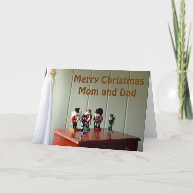 Customisable Nutcrackers Holiday Card (Front)