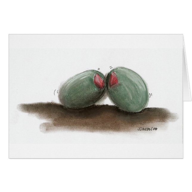 Customisable Olive You Card (Front Horizontal)