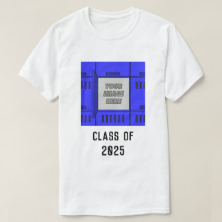 Customisable Open Locker Frame Blue T-Shirt