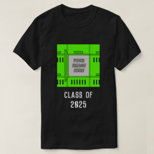 Customisable Open Locker Frame Bright Green T-Shirt