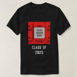 Customisable Open Locker Frame Red T-Shirt