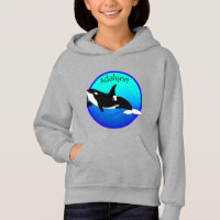 Customisable Orca - Girl's Hoodie