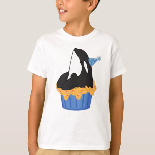 Customisable Orca Killer Whale Birthday T-Shirt