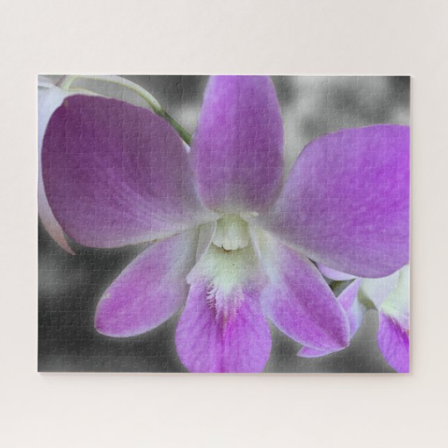 Customisable Orchid Flower Jigsaw Puzzle (Horizontal)