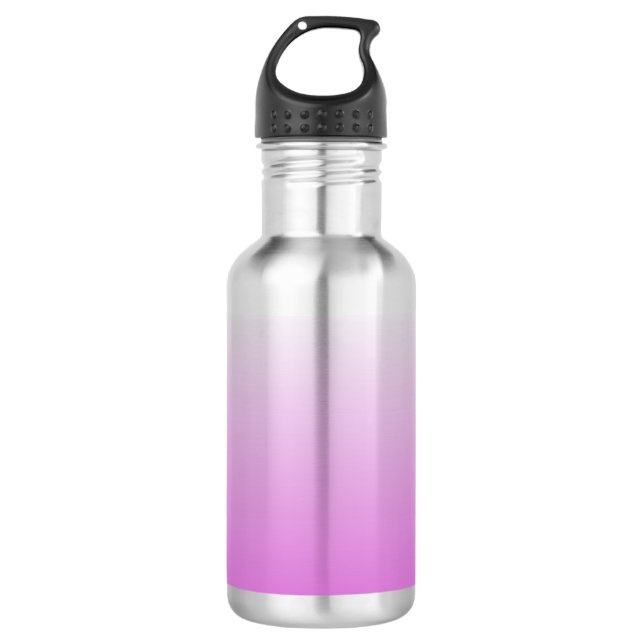 Customisable Orchid Ombre 710 Ml Water Bottle (Front)