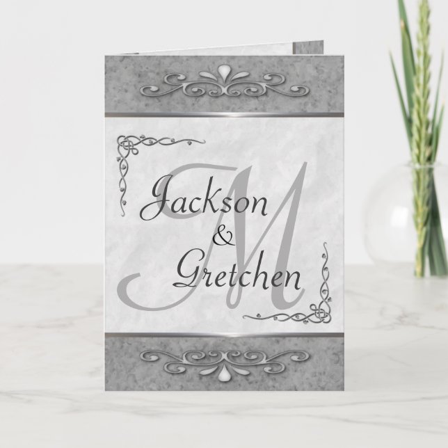 Customisable Ornate Wedding Invitations (Front)