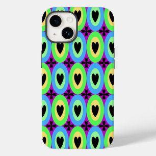 Customisable Oval Hearts Case-Mate iPhone 14 Case