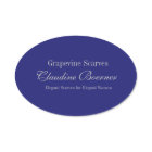 Customisable Oval Name Tag Badge Crafter Magnetic