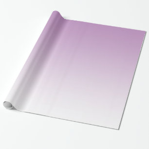 Customisable Pale Purple Fade Wrapping Paper