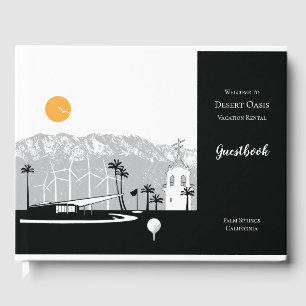Customisable Palm Springs Home Guestbook