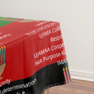 Customisable Pan African KWANZAA Tablecloth