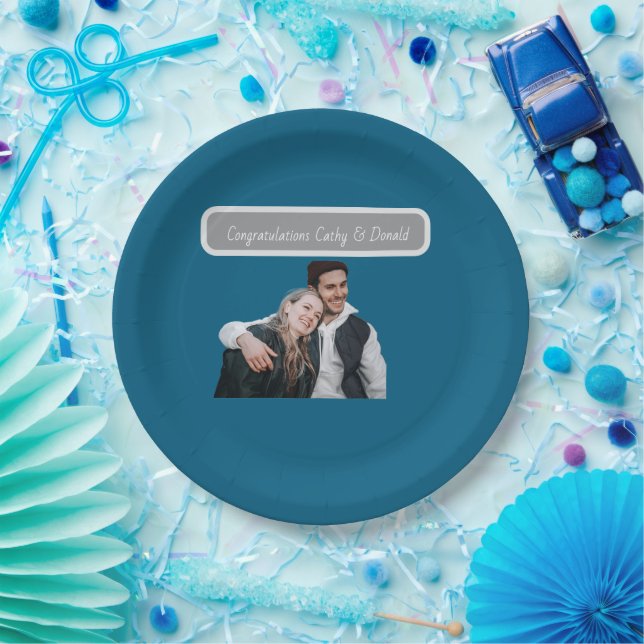 Customisable  paper plate (Party)
