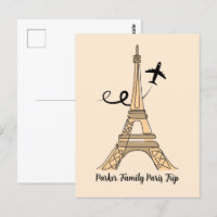 Customisable Paris Trip Chic Eiffel Tower Aeroplan