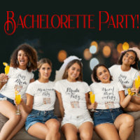 Customisable Party of the Bride Bachelorette Hen