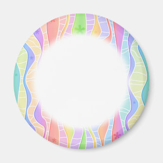 Customisable PASTEL RAINBOW STRIPES MAGNETS