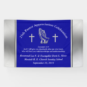 Customisable Pastor Appreciation Party Banner