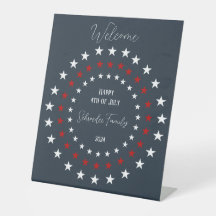 Customisable Patriotic Party Welcome