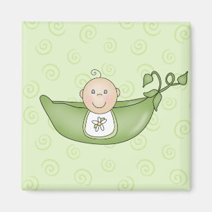Customisable Pea in a Pod magnet