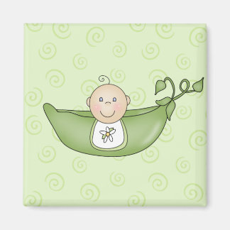 Customisable Pea in a Pod magnet