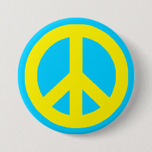 Customisable Peace Sign 7.5 Cm Round Badge