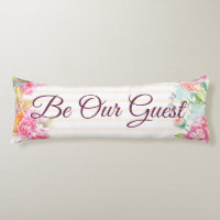 Customisable Peach Stripe floral