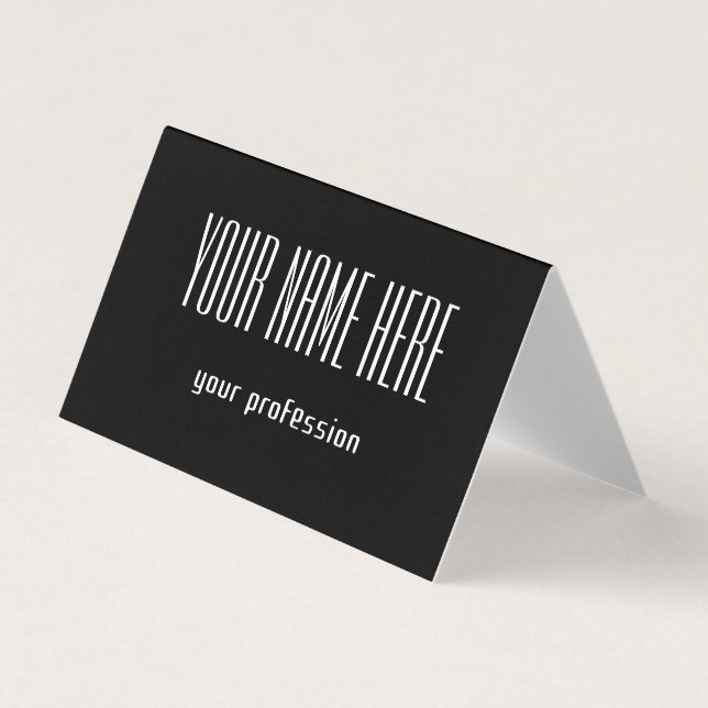 Customisable personal business card (Front)
