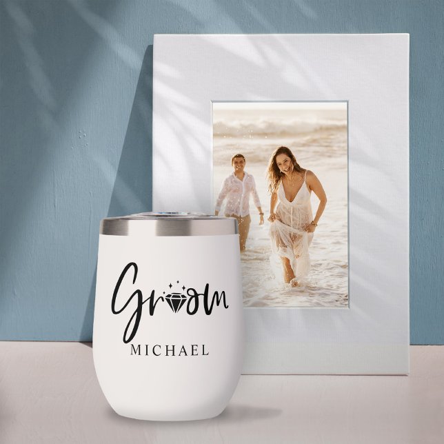 Customisable personal Groom and Bride Water Bottle (Creator Uploaded)
