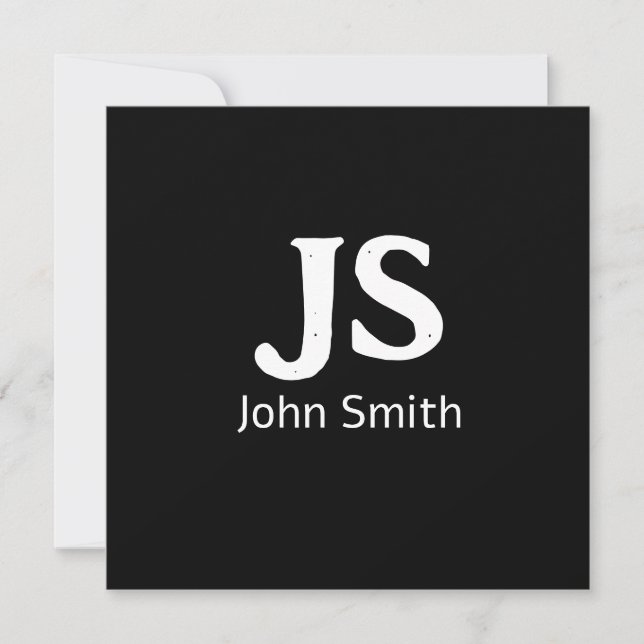 Customisable personal initials (Front)
