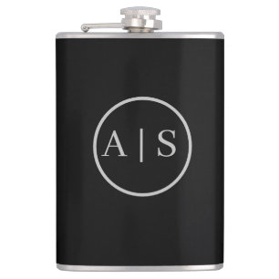 Customisable personal name hip flask